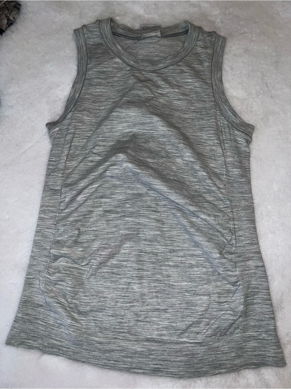 Athleta Heather Gray Sleeveless Performance Tank